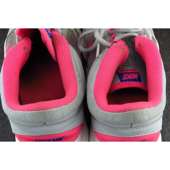 Nike Training Women Sz 8.5 M‎ Gray Lace Up Running Mesh Shoe - Picture 6 of 8